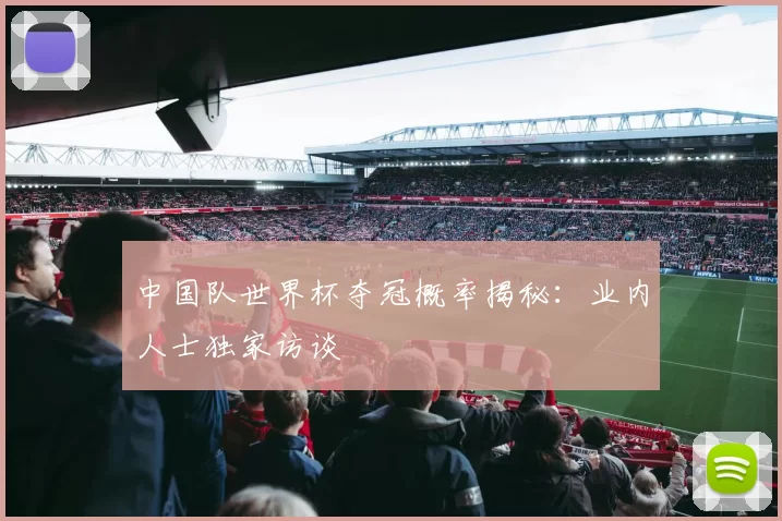 中国队世界杯夺冠概率揭秘:业内人士独家访谈